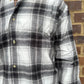Black/Grey Plaid Flannel