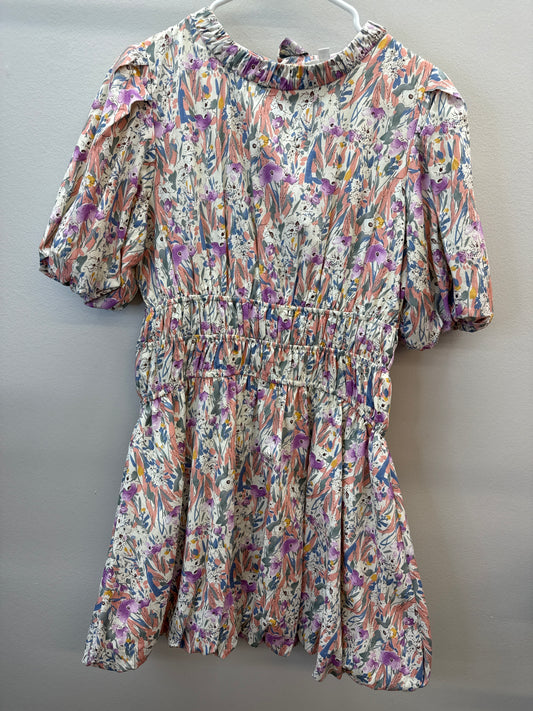 PK 0007 &Merci Floral Bubble Hem Dress - Large