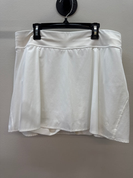 GR*0023 Lululemon White Skort - sz 12