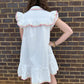 Floral Embroidered Collared Dress