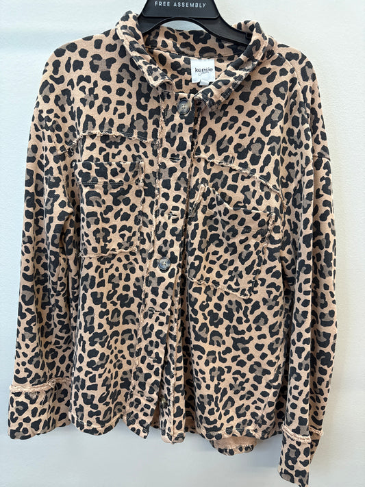 PK 0003 Cheetah Shacket - L