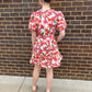 Floral Tie Waist Dress