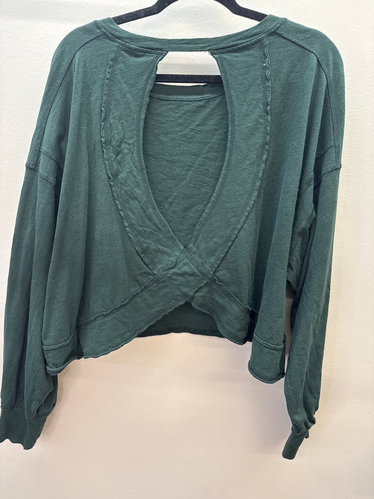 GR*0016 Rae Mode Dark Green OpenBack Top - Large