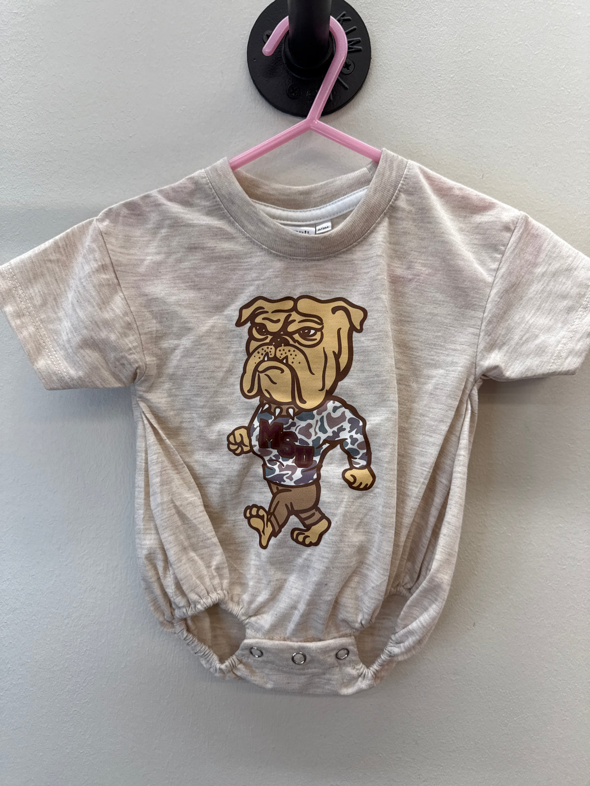 PK 0002 Walking Bully Tshirt Bubble - 0-3 months