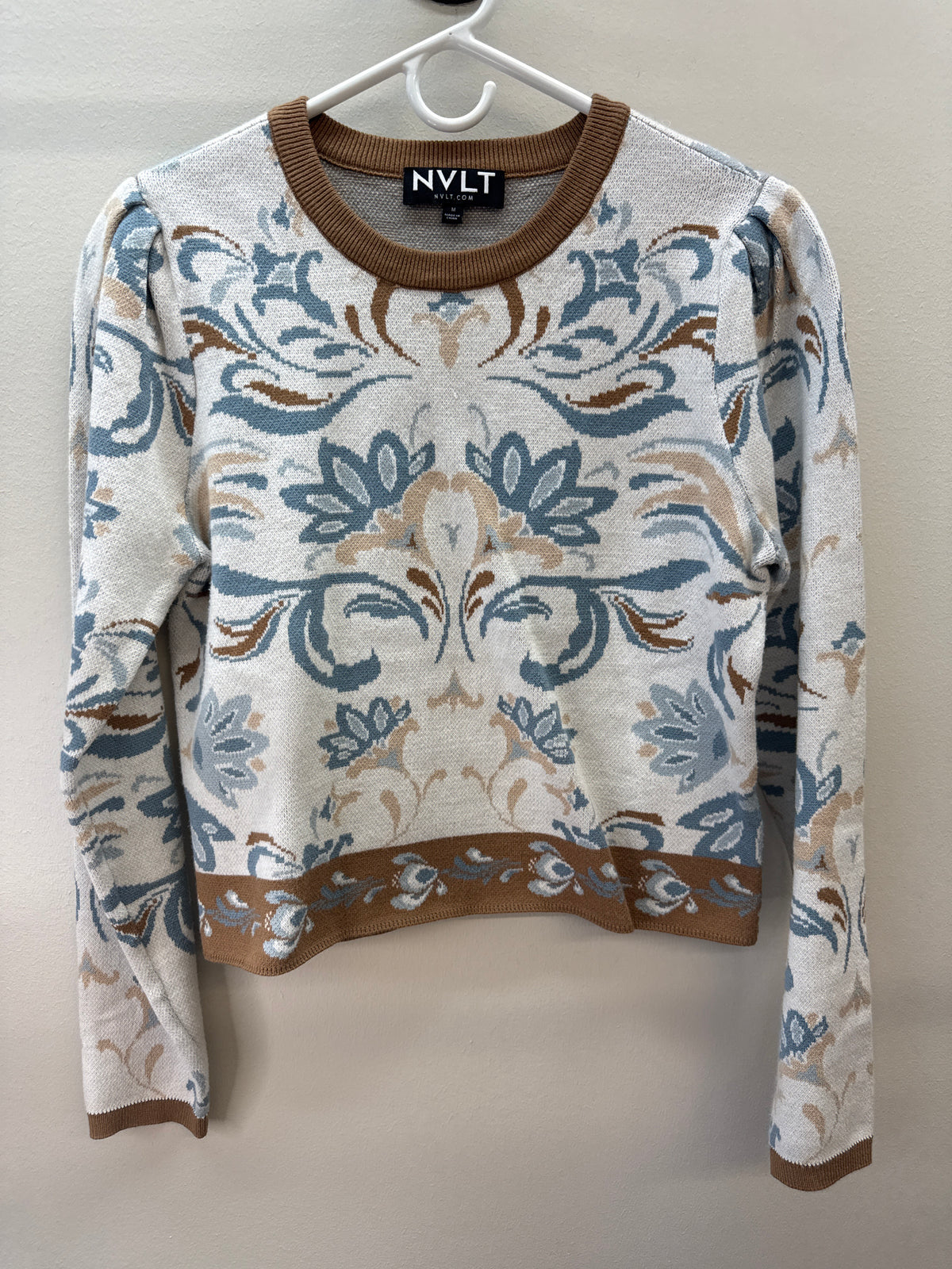 GR*0023 Brown/Blue Sweater - Medium