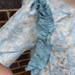 Blue Jacquard Dress