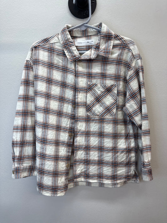 PK*0005 Zara Tan Flannel - 4/5Y