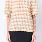 Textured Mock Neck Top