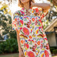 CROSBY Betts Dress - Botanical Garden White