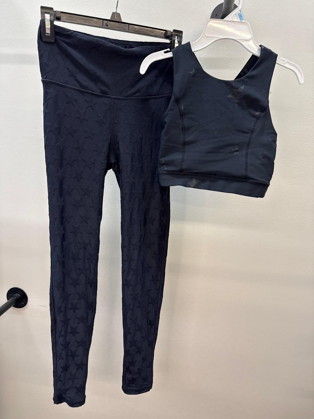 BL 0010 MonoB Black Star Legging Set - Small