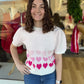 Pink Hearts Sweater