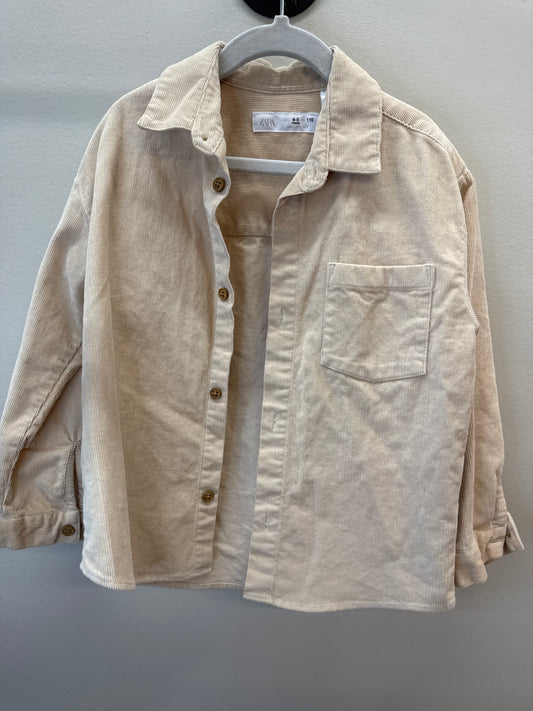 PK*0005 Zara Cord ButtonUp - 4/5Y