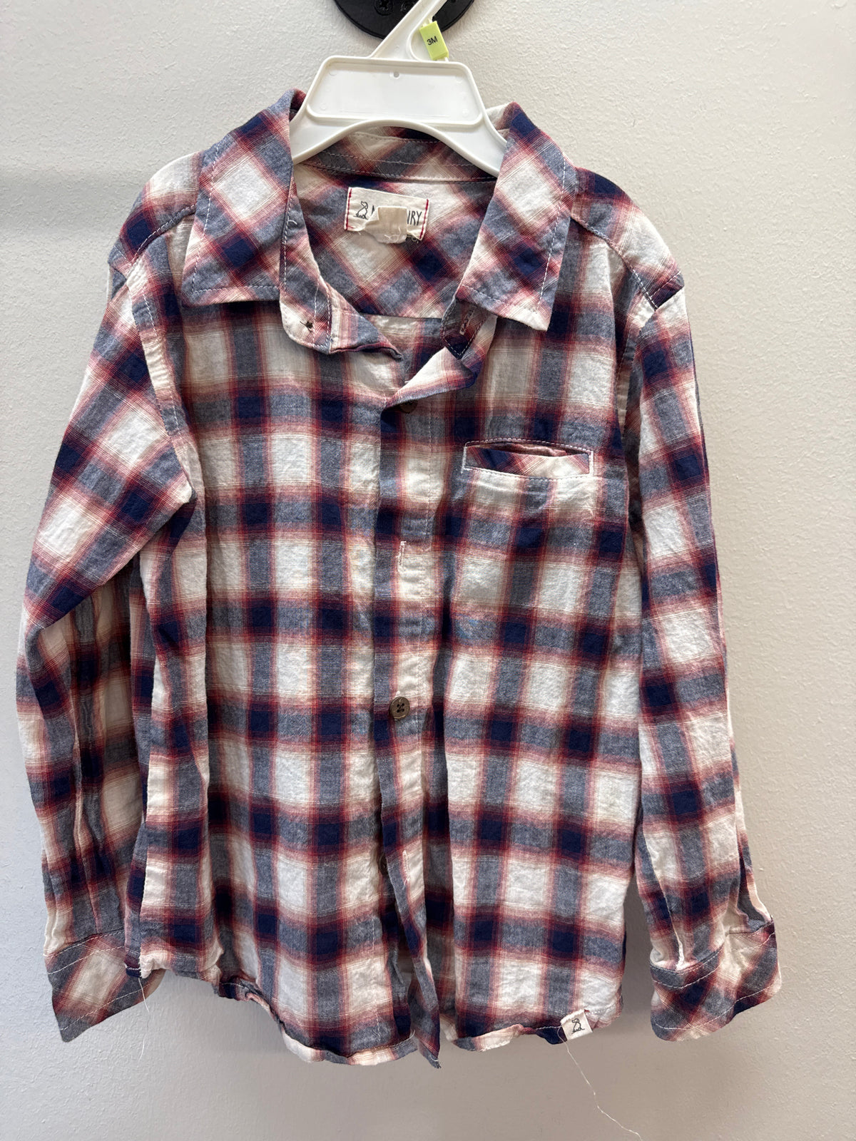 PK*0005 Me & Henry Plaid Flannel - Toddler 5/6