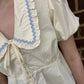 Cream Doll Collar Top