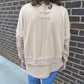 Contrast Sweatshirt Top