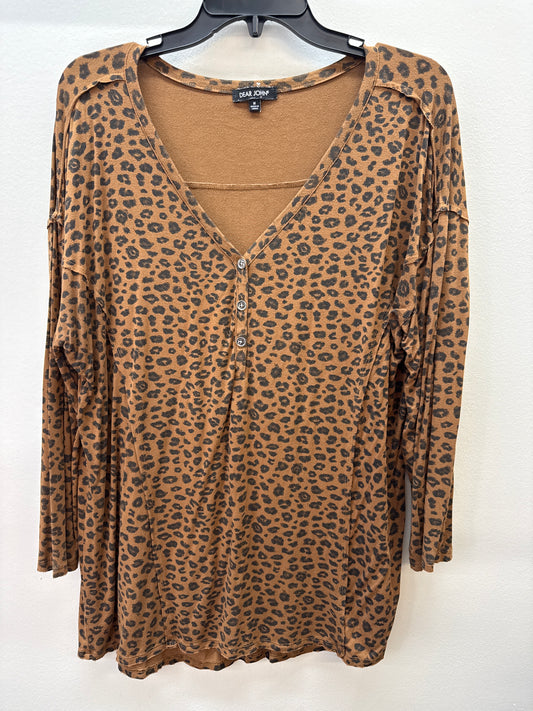 BL 0010 Dear John Cheetah Top - Medium