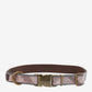 Barbour Reflective Taupe/Pink Tartan Dog Collar