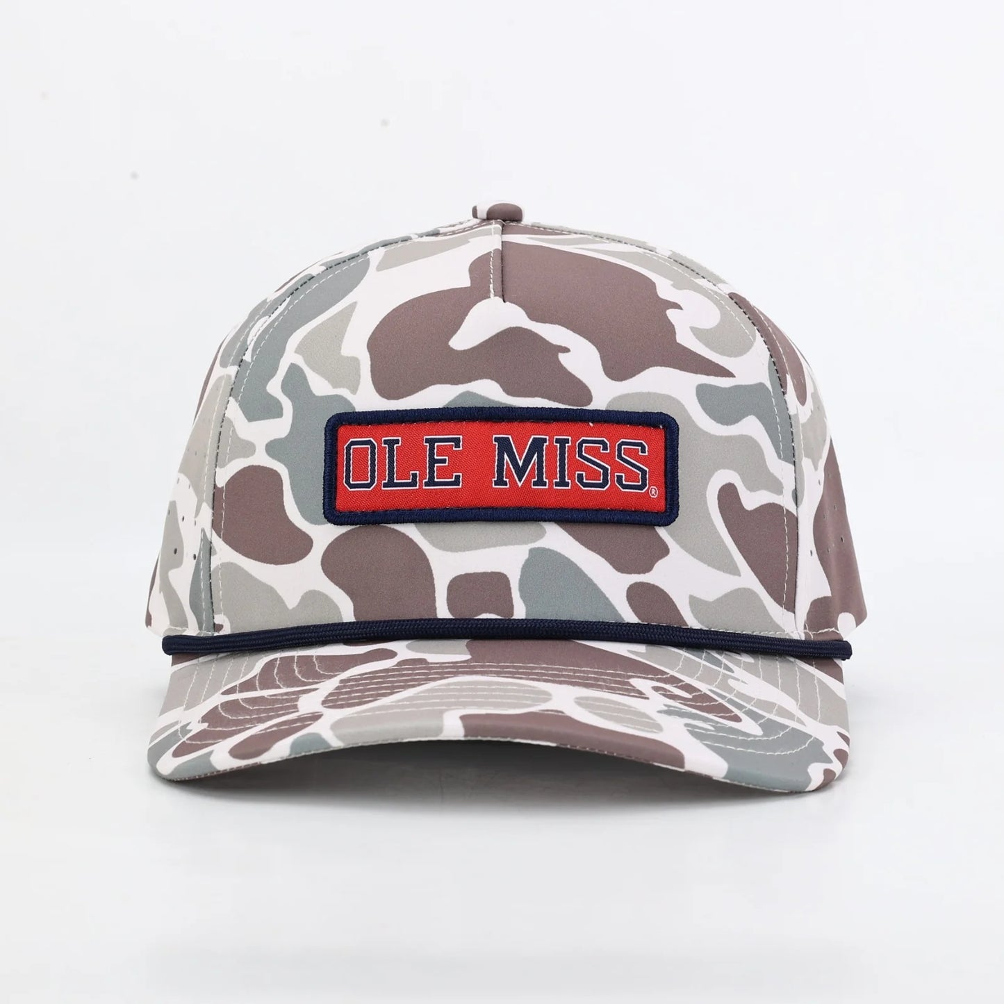 Ole Miss Camo Performance Rope Hat