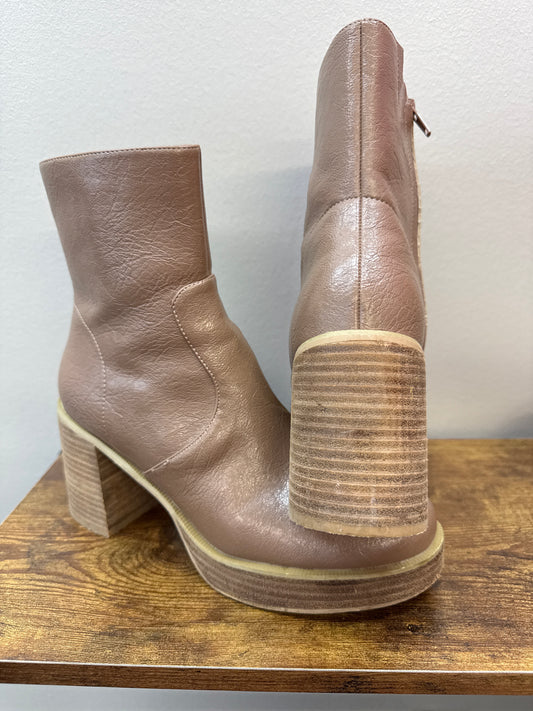 PK*0008 Oasis Society Brown Bootie - 9