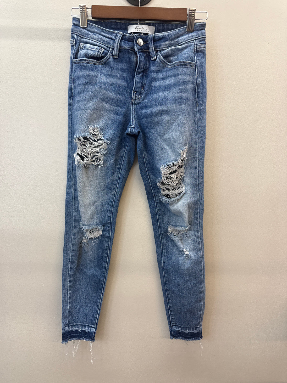PK*0009 KanCan Skinny Ripped Jeans - 25