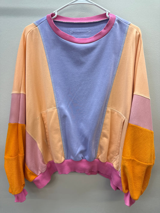 PK 0004 Colorblock Sweatshirt - Small