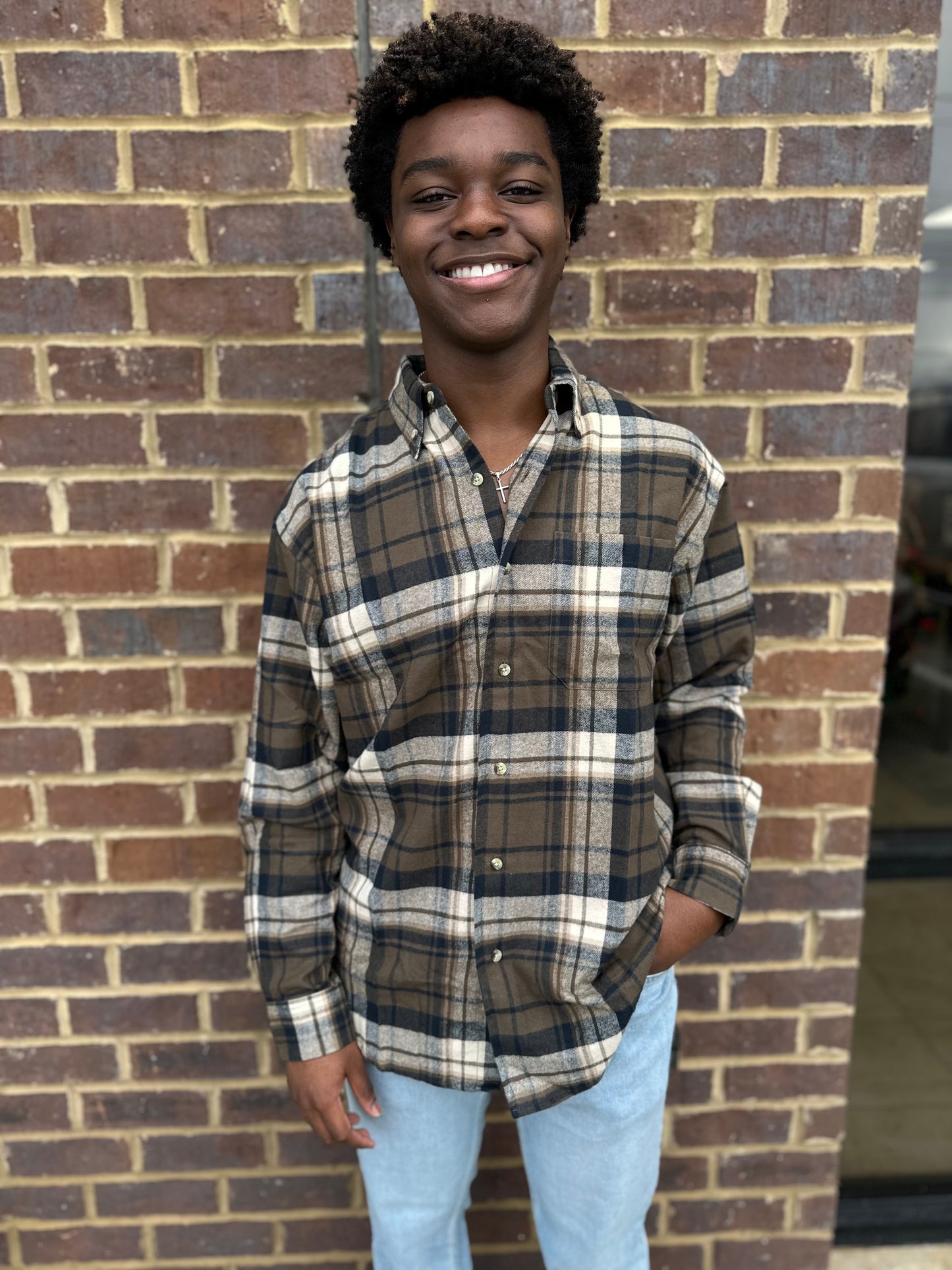 Brown Plaid Flannel