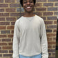 Long Sleeve Crewneck Pullover - Tan