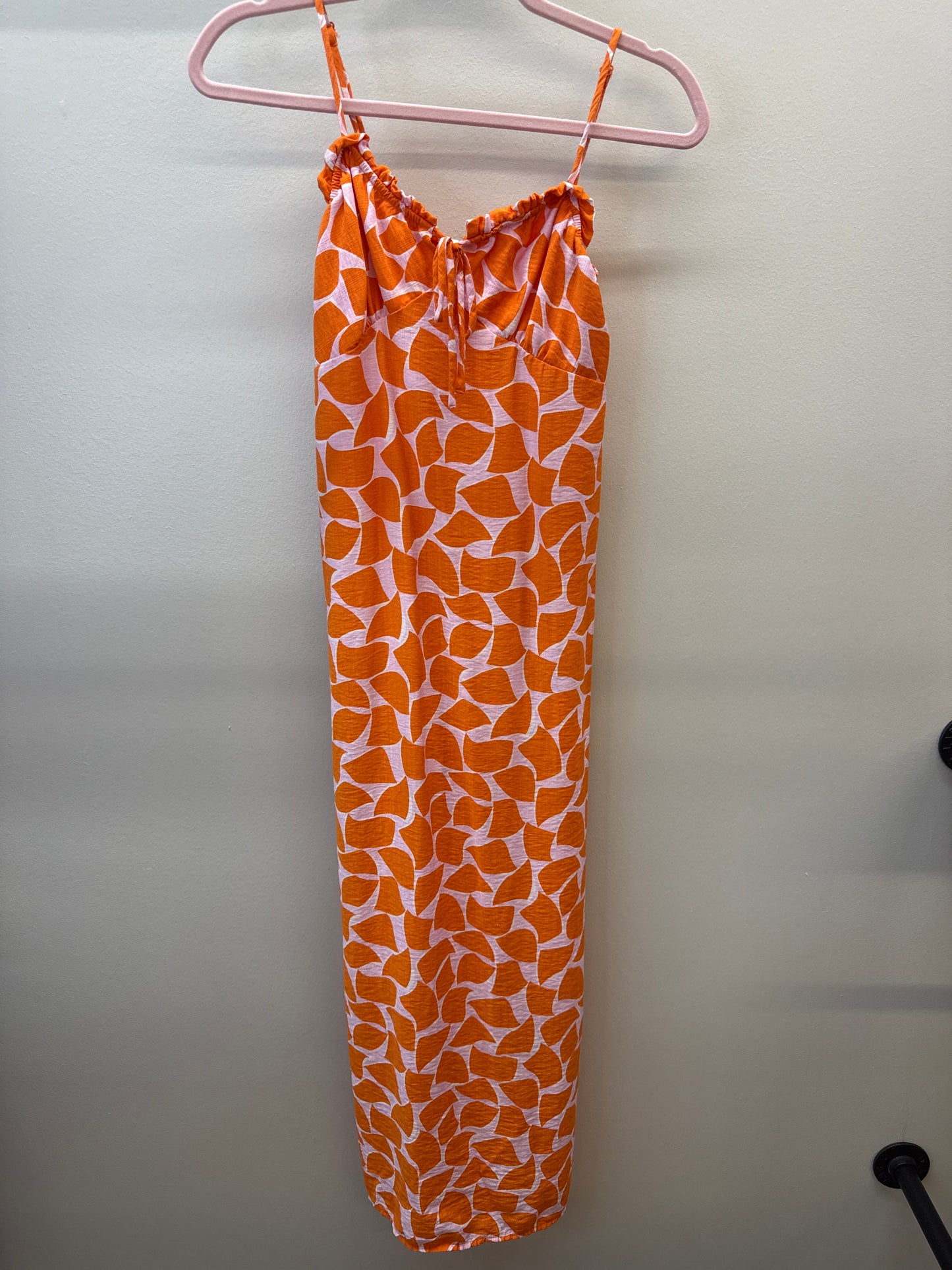 PK*0009 Orange/Pink Maxi Dress - XS
