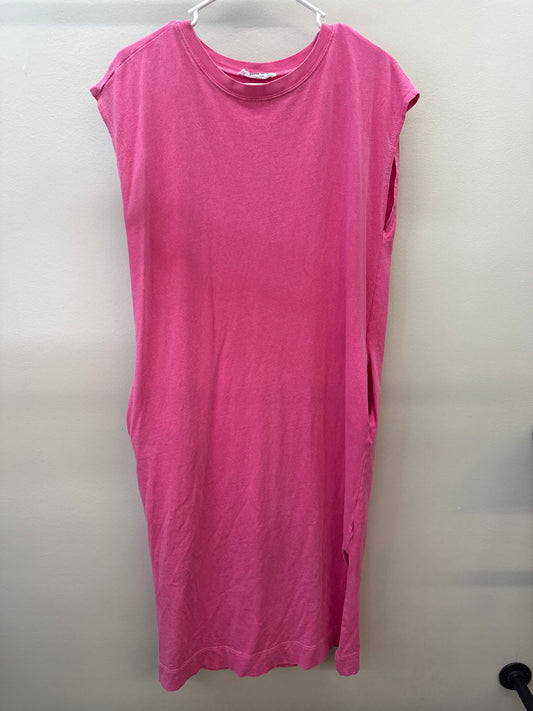 OR 0011 Double Zero Pink Midi Dress - Medium