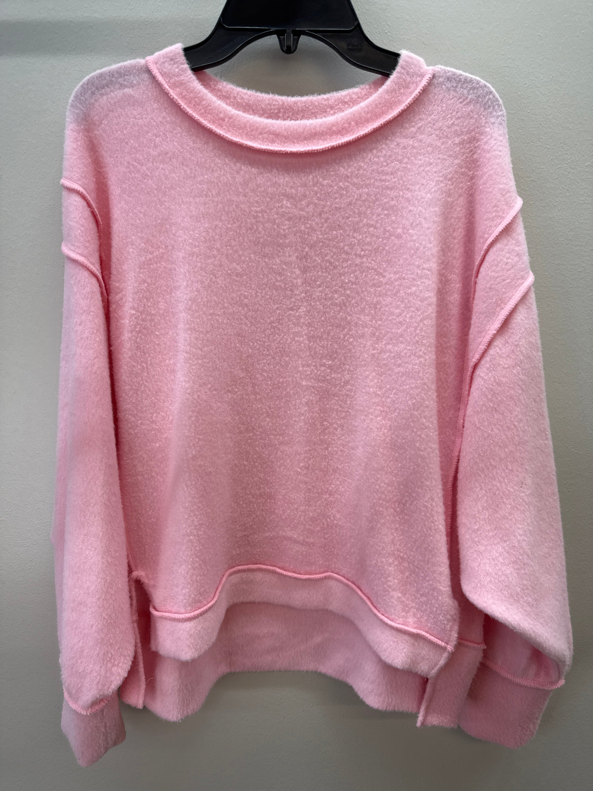 GR*0023 Zenana Pink Fleece Top - S/M