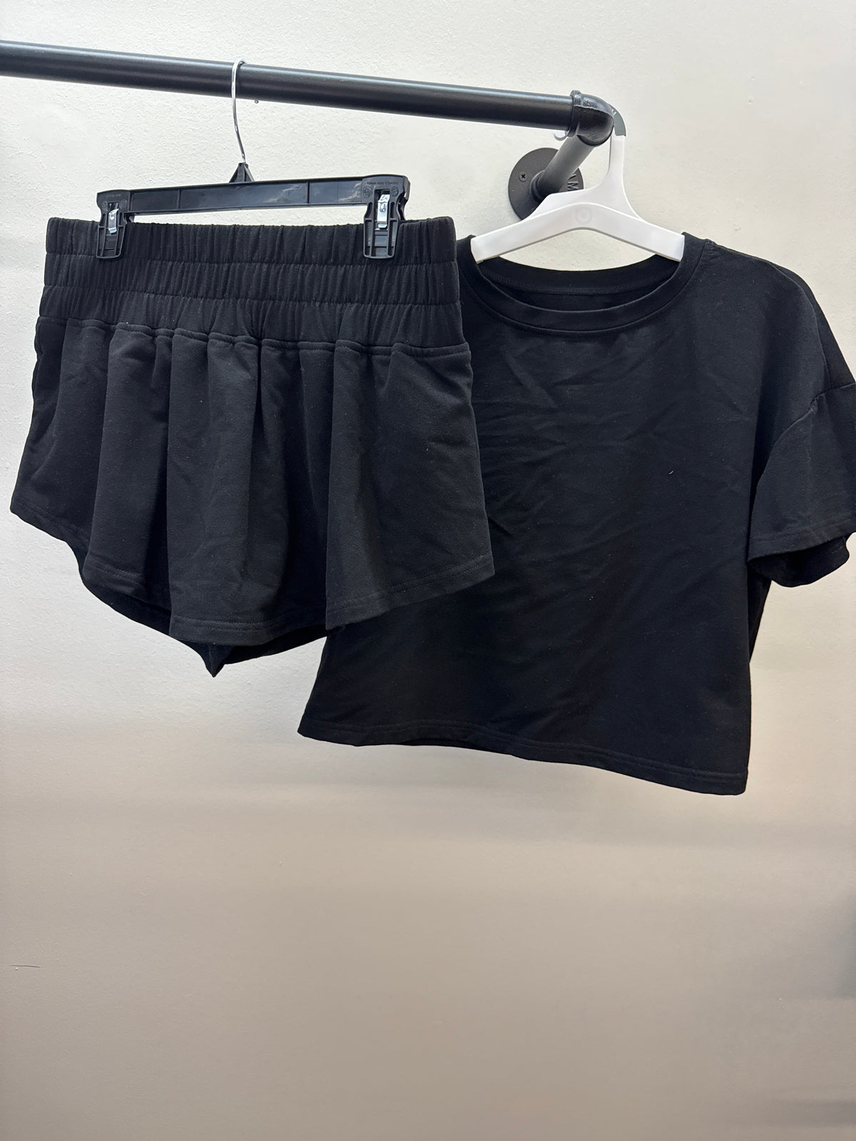 YW 0004 Black Skort Set - Large