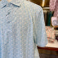 Blue Splash Print Polo