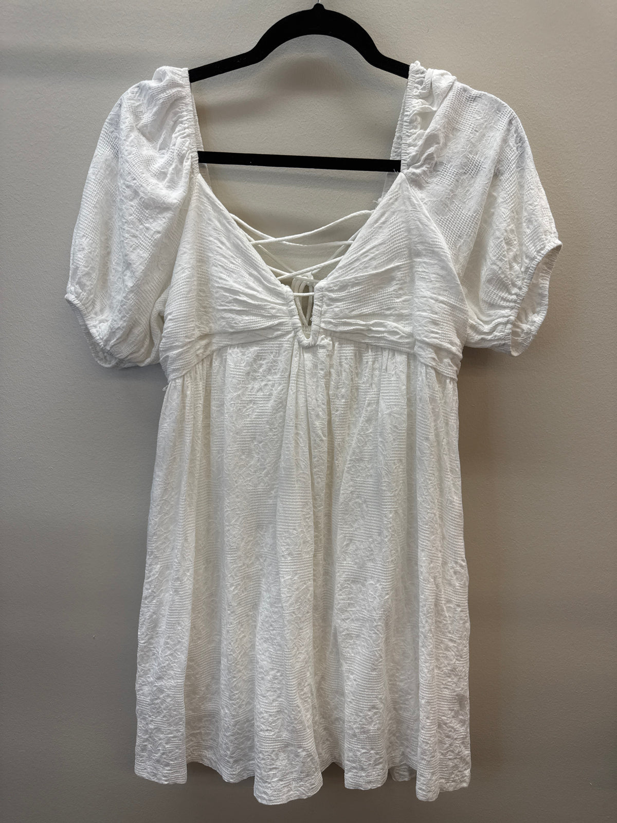 PK 0004 Mustard Seed White Dress- Medium