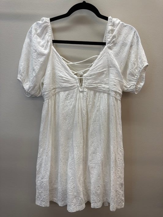 PK 0004 Mustard Seed White Dress- Medium