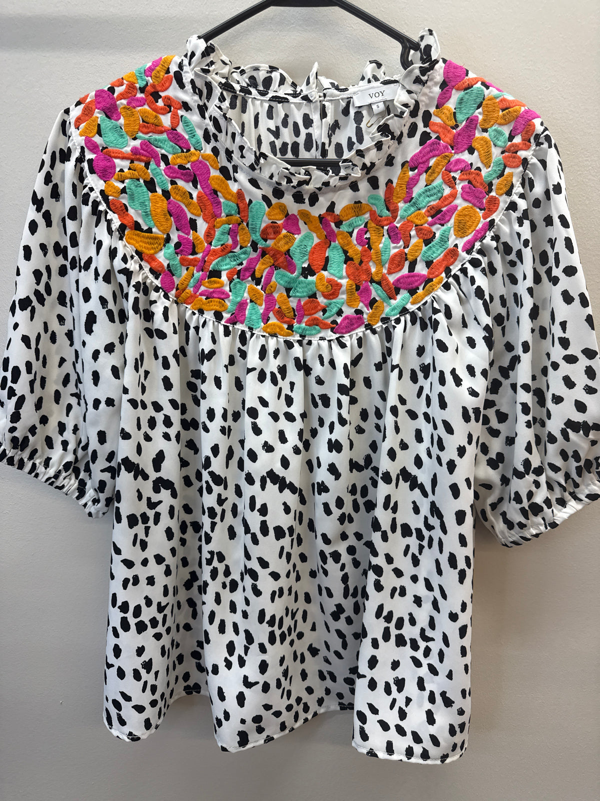 PK*0008 Voy Animal Print Top - Small