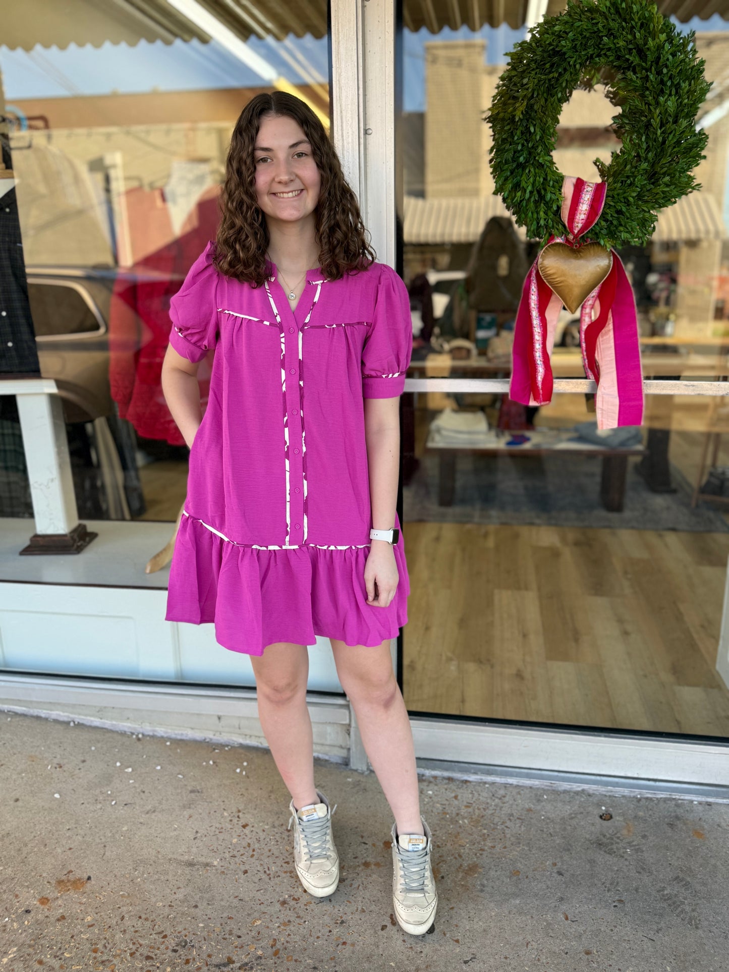 Magenta Dress