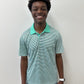Green Stripe Performance Polo
