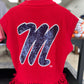 Queen of Sparkles Ole Miss Fringe Sweater Vest
