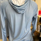 Performance Hooded Tee - Blue
