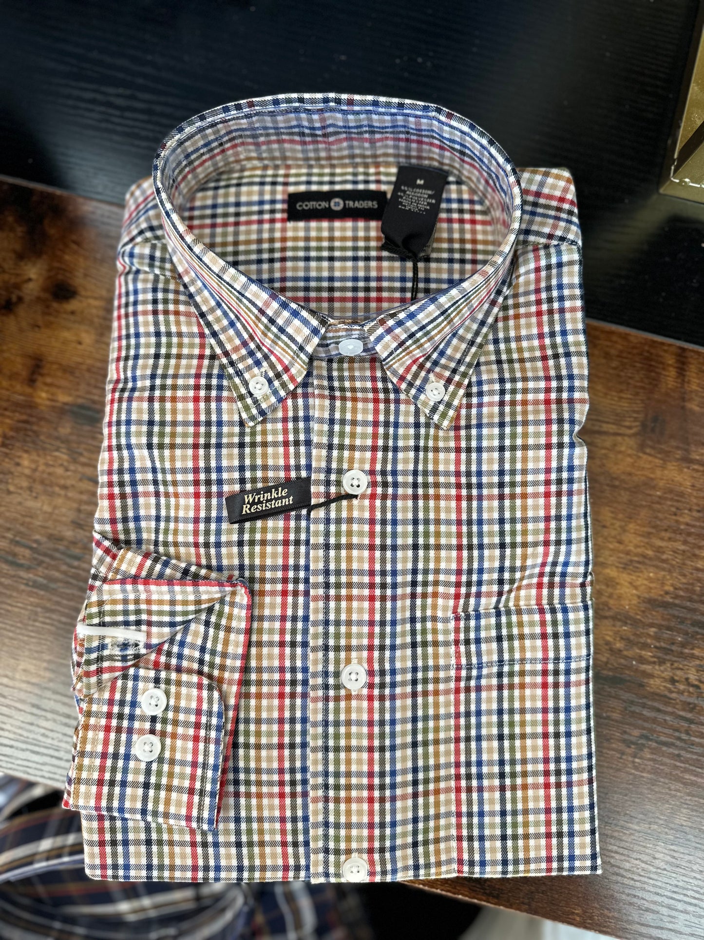 Long Sleeve Multicheck Button Up - Multi