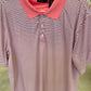 Rose Stripe Performance Polo
