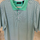 Green Stripe Performance Polo