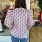 Pink Floral Top