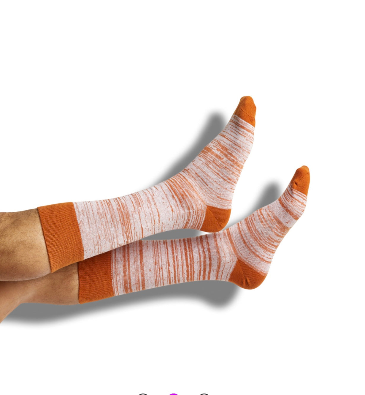 Orange Marl Dress Sock