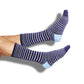 NIL Stripe Hotty Toddy Casual Sock