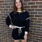 Black/Cream Skort Set