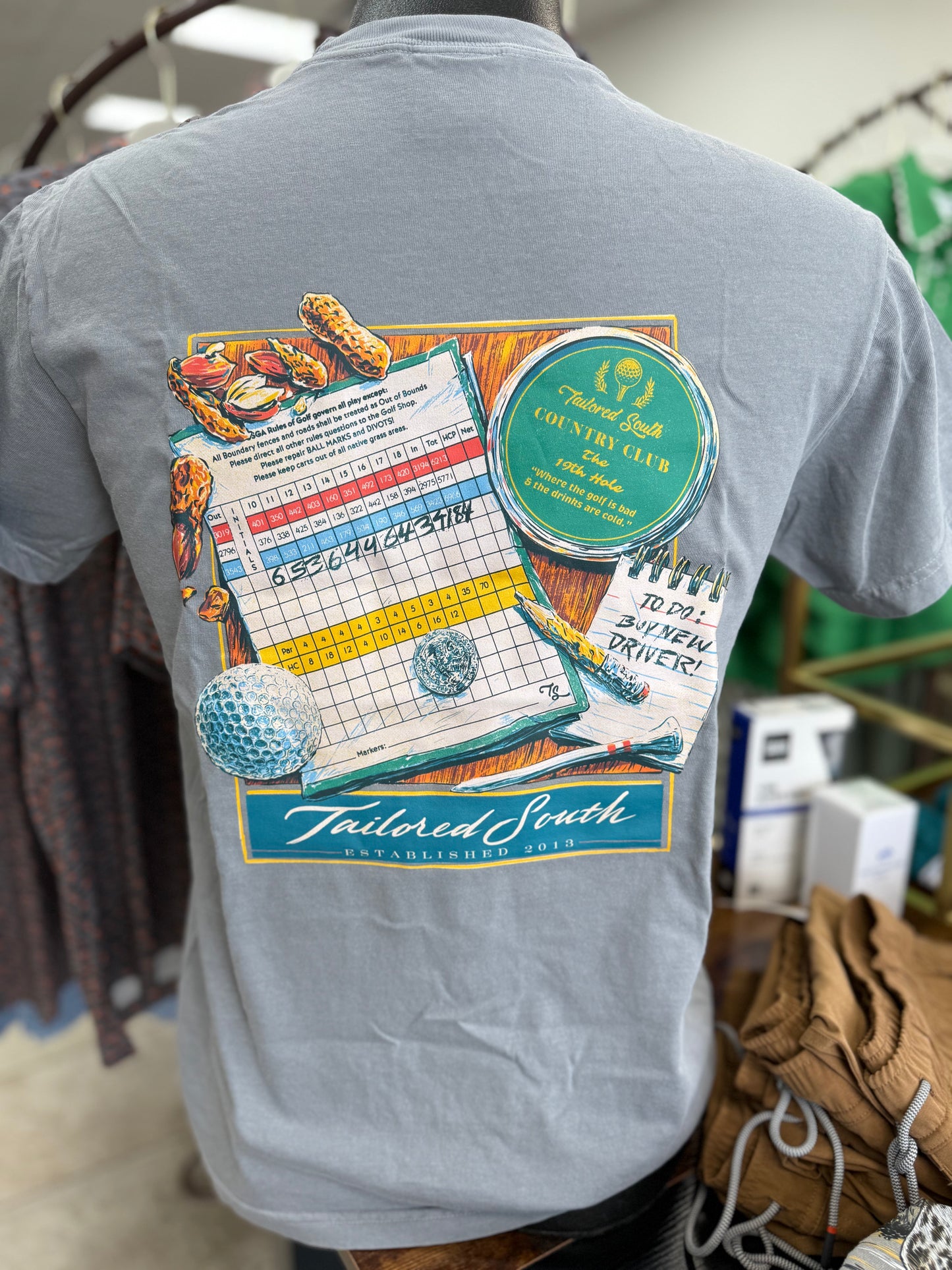 Golf Card Tee