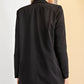 Black Satin Blazer