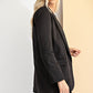 Black Satin Blazer