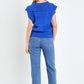 Royal Zip Mock Neck Vest